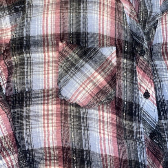 Women’s BTC flannel cotton button up size 3X - Picture 2 of 4